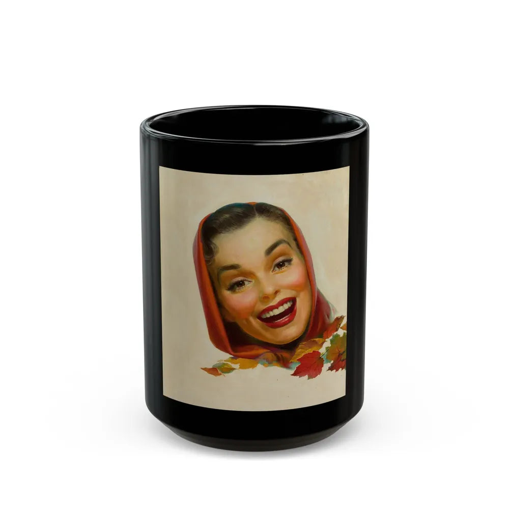 Girl in Scar - Black Coffee Mug-15oz-Go Mug Yourself