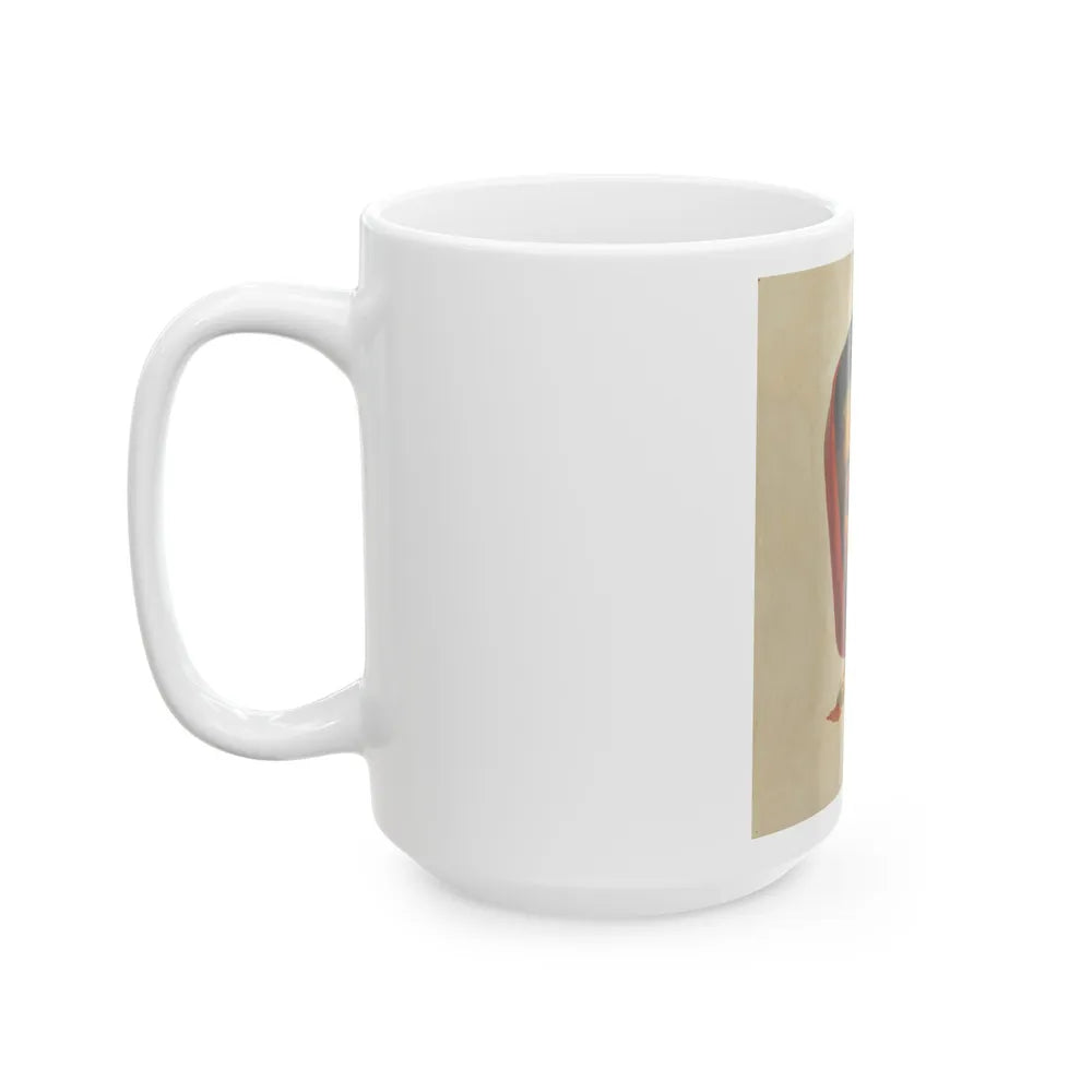 Girl in Scar - White Coffee Mug-Go Mug Yourself