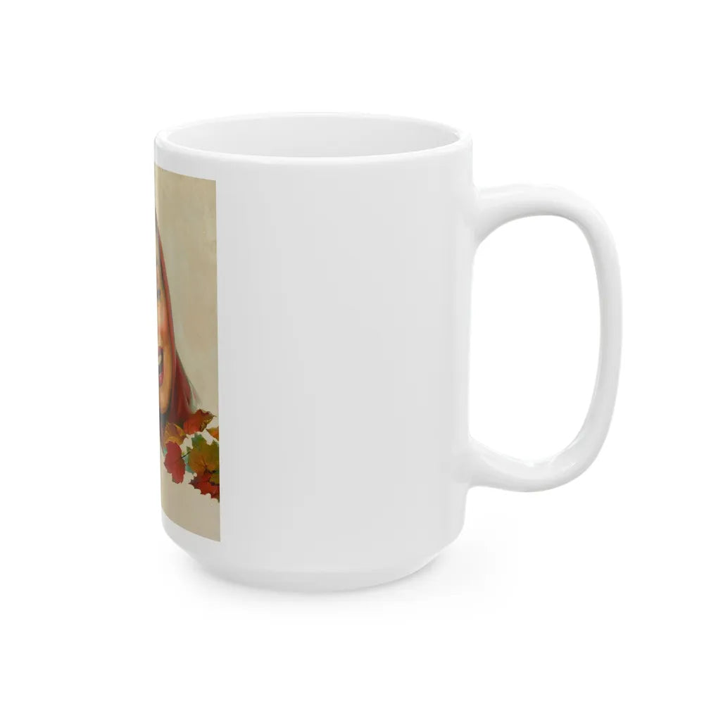 Girl in Scar - White Coffee Mug-Go Mug Yourself