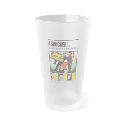 GIRL ON A CHAIN GANG 1966 Movie Poster - Frosted Pint Glass 16oz Default Title - Go Mug Yourself