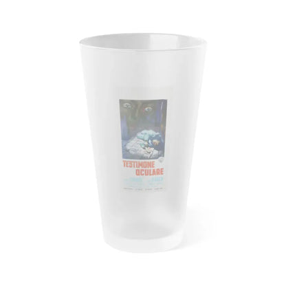 GIRL ON THE RUN 1953 Movie Poster - Frosted Pint Glass 16oz Default Title - Go Mug Yourself