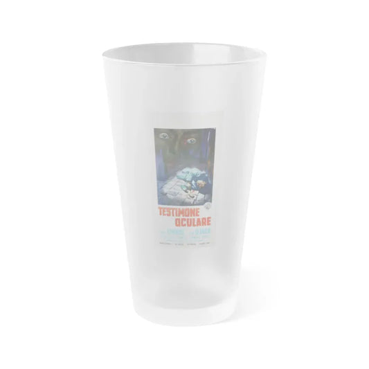 GIRL ON THE RUN 1953 Movie Poster - Frosted Pint Glass 16oz Default Title - Go Mug Yourself