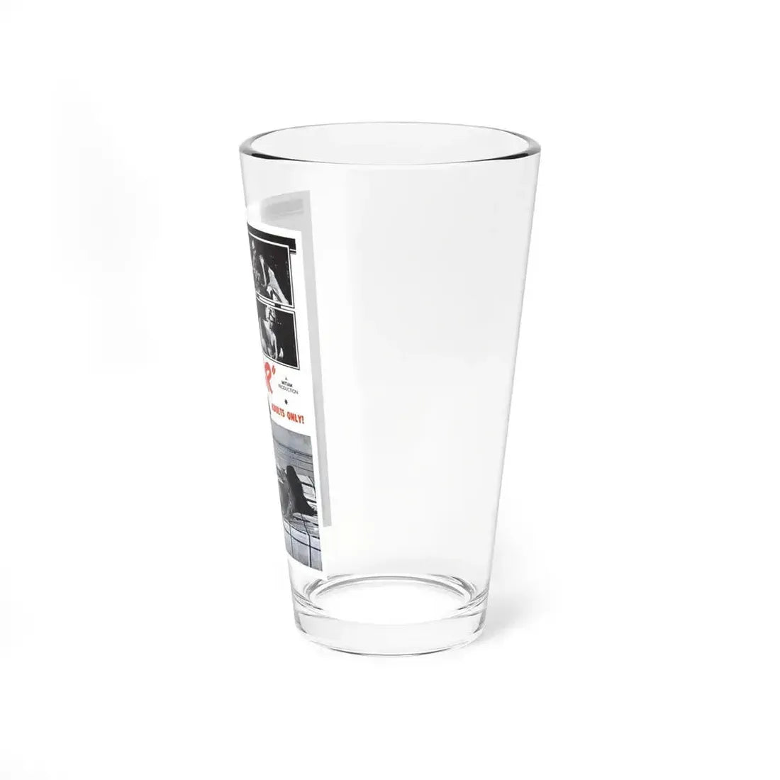 GIRL PUSHER 1968 Movie Poster - Pint Glass 16oz - Go Mug Yourself