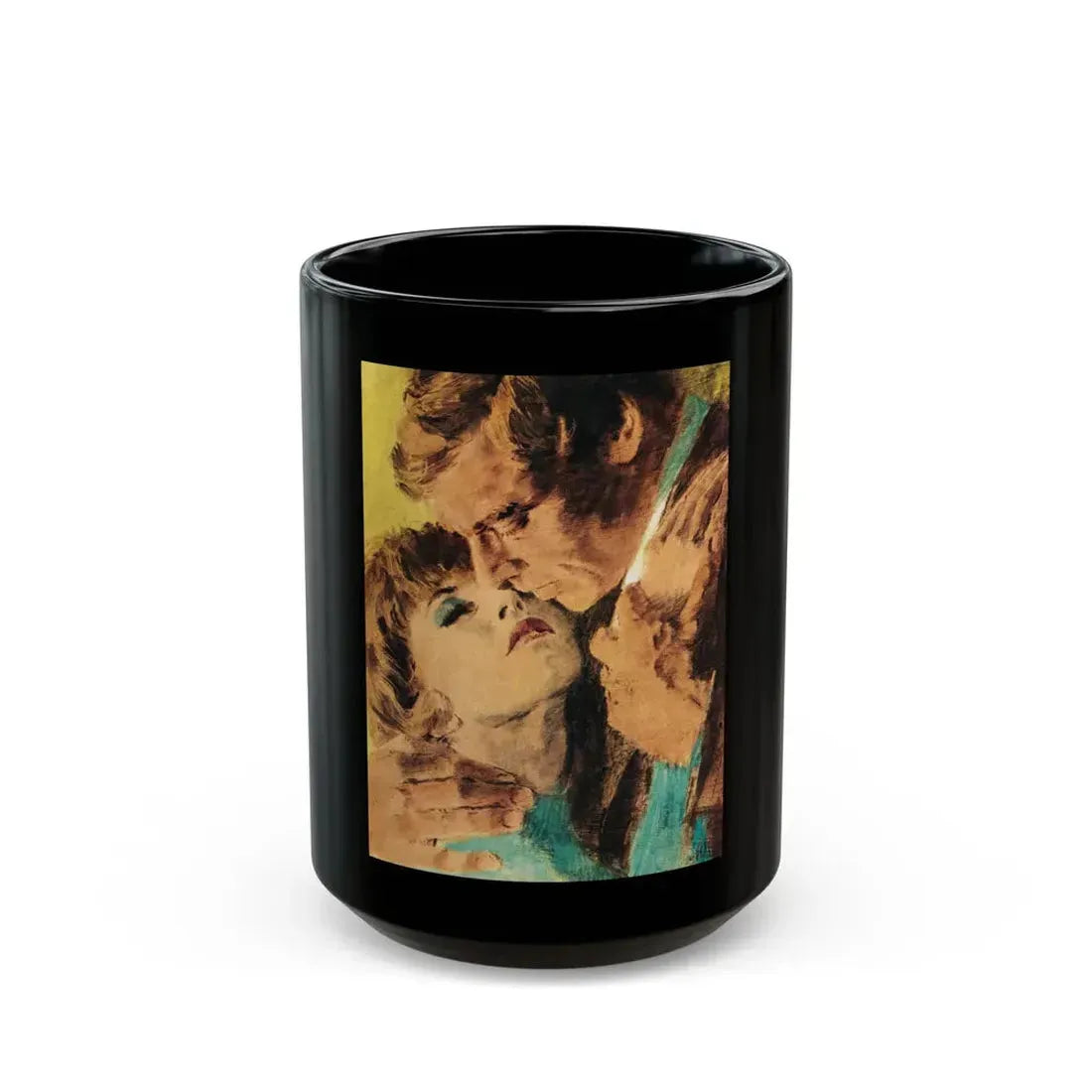 Girl With A Vocation, My Home And Family magazine, 1965 - Black Coffee Mug 15oz - Go Mug Yourself