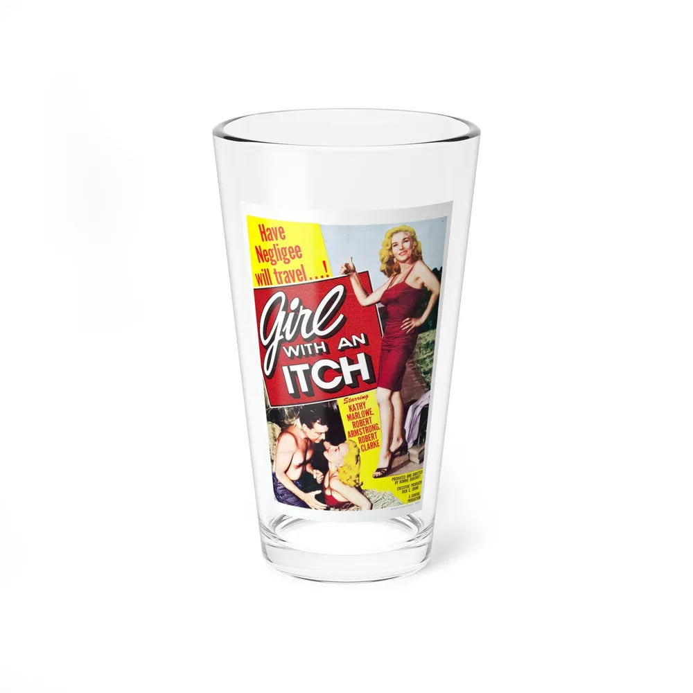 GIRL WITH AN ITCH 1958 Movie Poster - Pint Glass 16oz-16oz-Go Mug Yourself