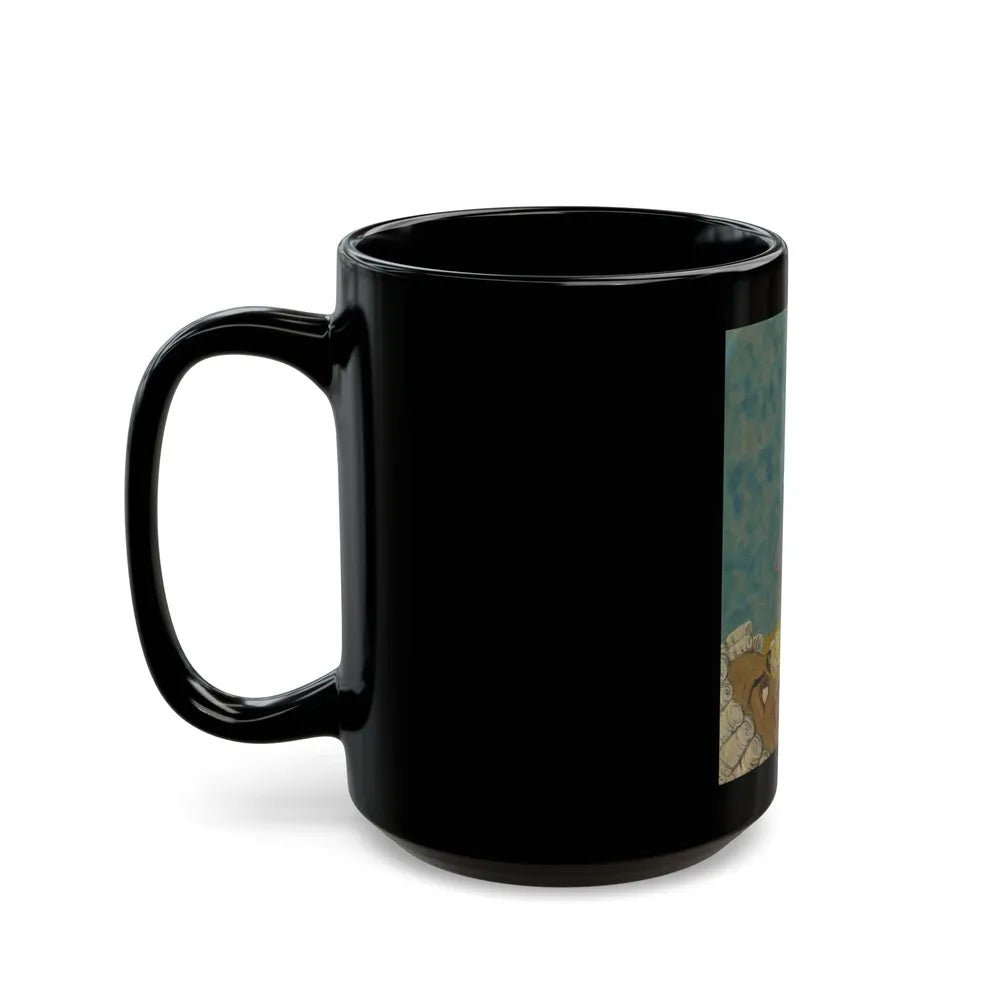 Girl with Parasol - Black Coffee Mug-Go Mug Yourself