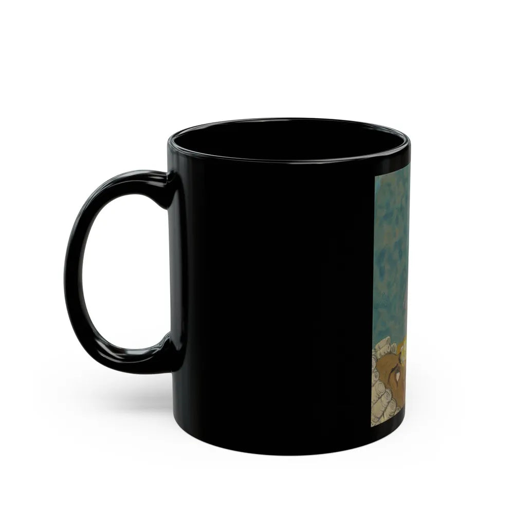 Girl with Parasol - Black Coffee Mug-Go Mug Yourself