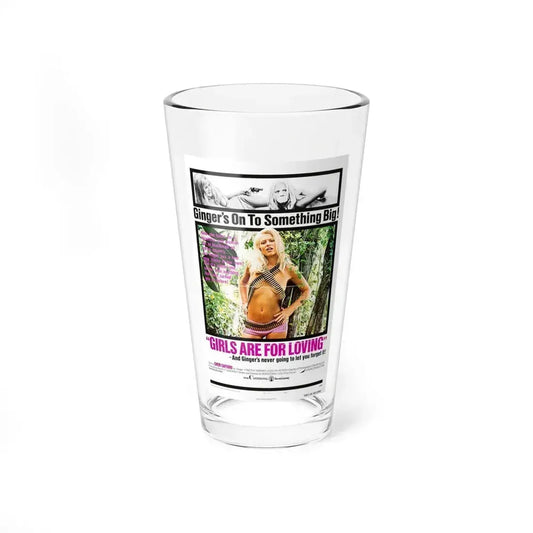 GIRLS ARE FOR LOVING 1973 Movie Poster - Pint Glass 16oz 16oz - Go Mug Yourself