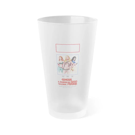 GIRLS ARE FOR LOVING (ITALIAN) 1973 Movie Poster - Frosted Pint Glass 16oz Default Title - Go Mug Yourself