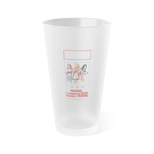 GIRLS ARE FOR LOVING (ITALIAN) 1973 Movie Poster - Frosted Pint Glass 16oz-Go Mug Yourself