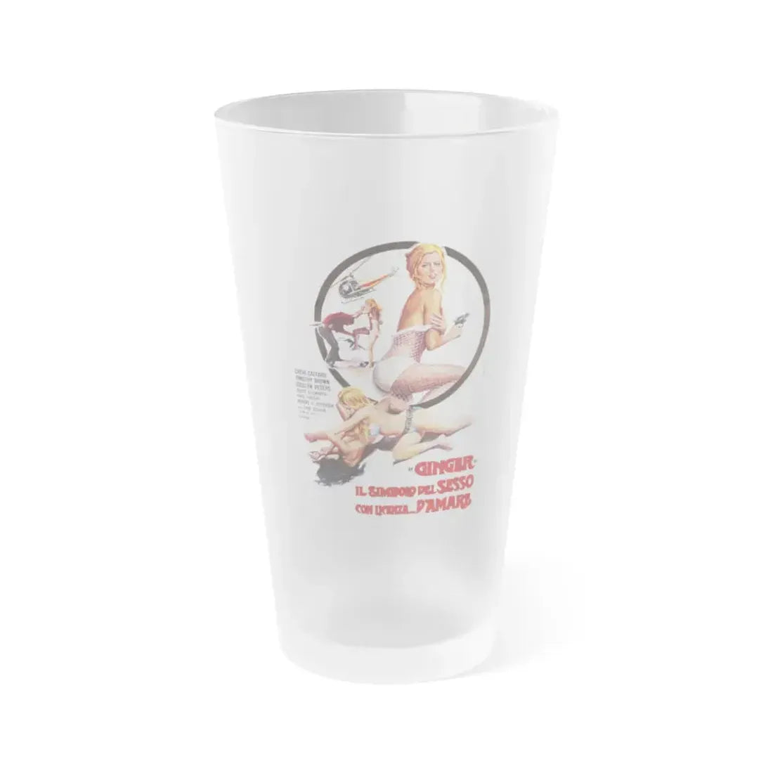 GIRLS ARE FOR LOVING (ITALIAN) 2 1973 Movie Poster - Frosted Pint Glass 16oz Default Title - Go Mug Yourself