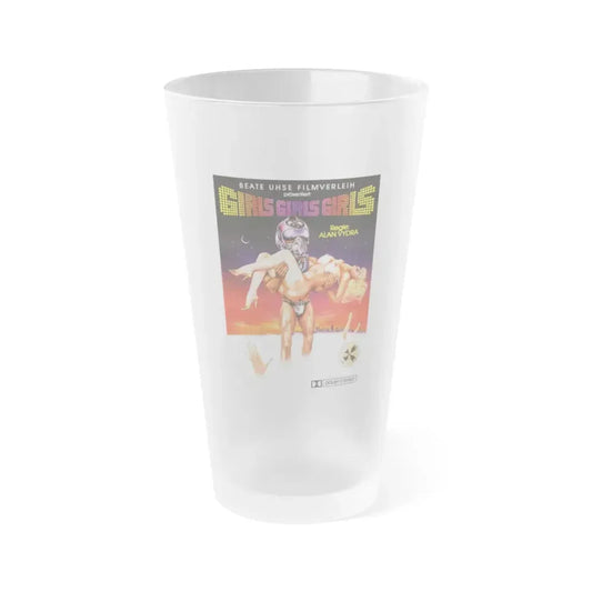 GIRLS, GIRLS, GIRLS 1962 Movie Poster - Frosted Pint Glass 16oz Default Title - Go Mug Yourself