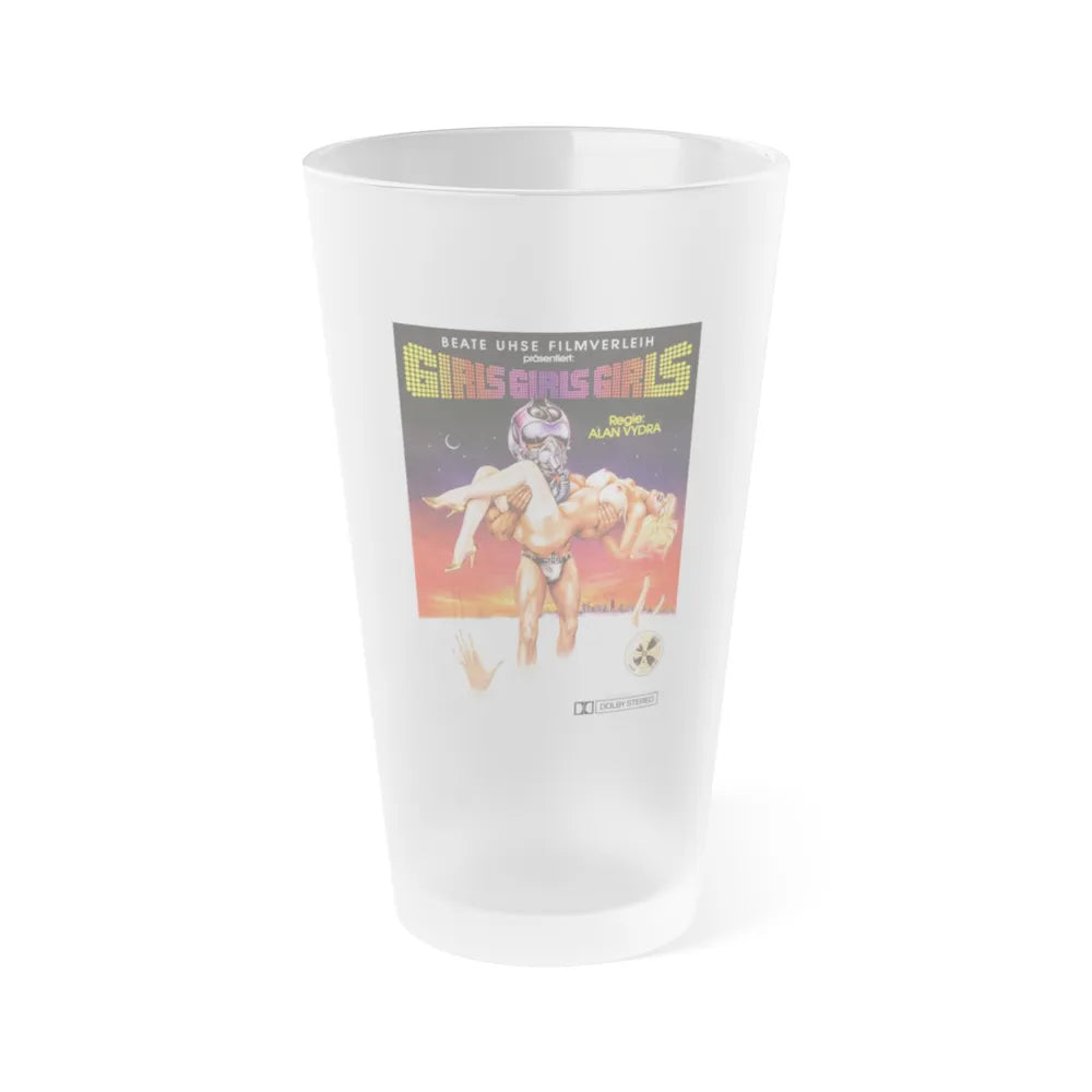 GIRLS, GIRLS, GIRLS 1962 Movie Poster - Frosted Pint Glass 16oz-Go Mug Yourself