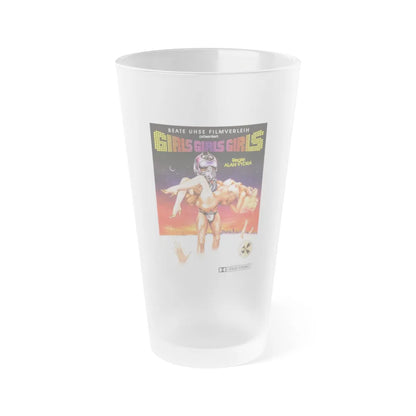 GIRLS, GIRLS, GIRLS 1962 Movie Poster - Frosted Pint Glass 16oz-Go Mug Yourself