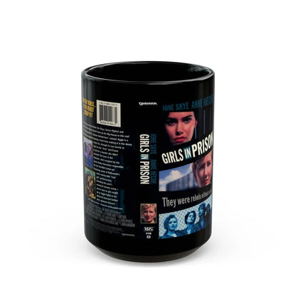 GIRLS IN PRISON (VHS COVER) - Black Coffee Mug-15oz-Go Mug Yourself