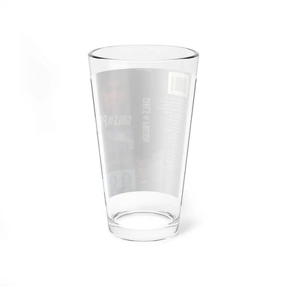 GIRLS IN PRISON (VHS COVER) Pint Glass 16oz - Go Mug Yourself