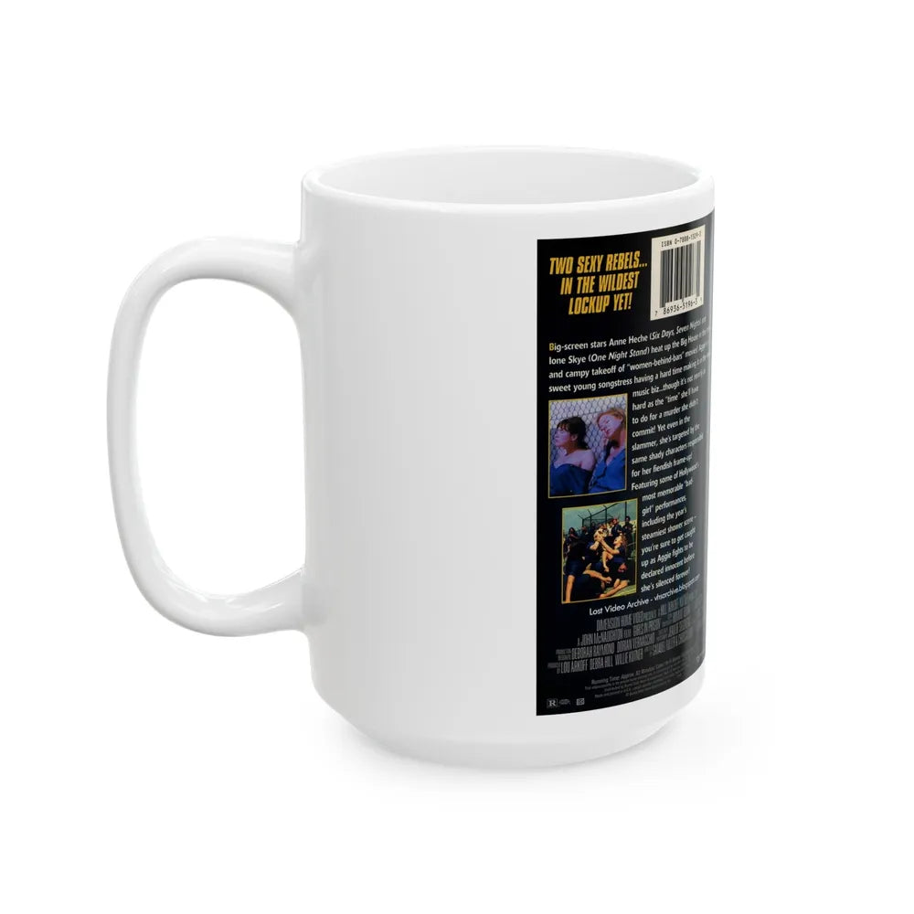 GIRLS IN PRISON (VHS COVER) - White Coffee Mug-Go Mug Yourself