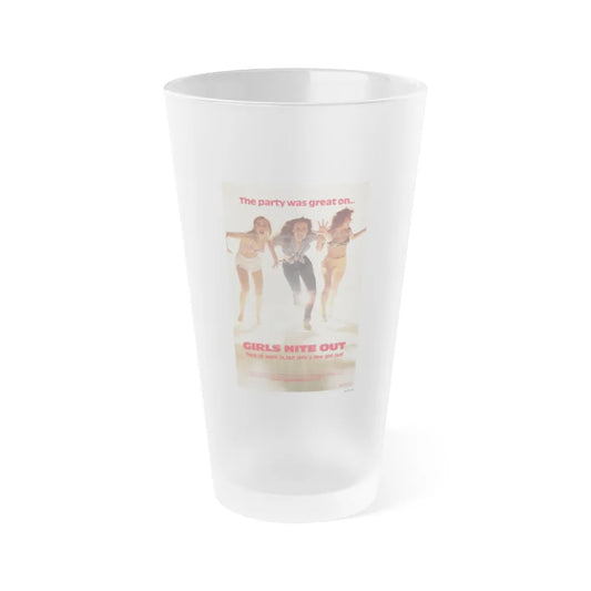 GIRLS NITE OUT (THE SCAREMAKER) 1982 Movie Poster - Frosted Pint Glass 16oz-Go Mug Yourself