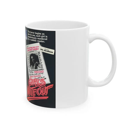 GIRLS NITE OUT THORM EMI VIDEO (VHS COVER) - White Coffee Mug-Go Mug Yourself