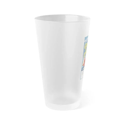 GIRLS ON THE LOOSE 1958 Movie Poster - Frosted Pint Glass 16oz - Go Mug Yourself