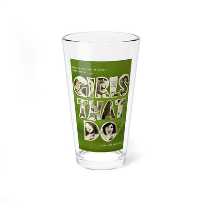 GIRLS THAT DO 1969 Movie Poster - Pint Glass 16oz-16oz-Go Mug Yourself