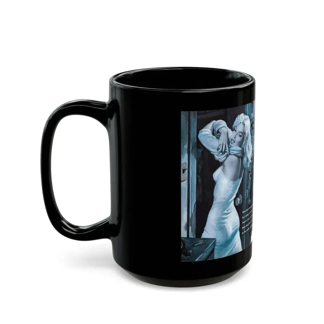 Girls who Marry too Many G.I.'s, For Men Only, February 1959 - Black Coffee Mug - Go Mug Yourself
