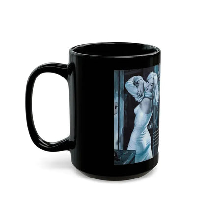 Girls who Marry too Many G.I.'s, For Men Only, February 1959 - Black Coffee Mug - Go Mug Yourself