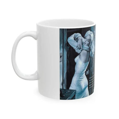 Girls who Marry too Many G.I.'s, For Men Only, February 1959 - White Coffee Mug - Go Mug Yourself