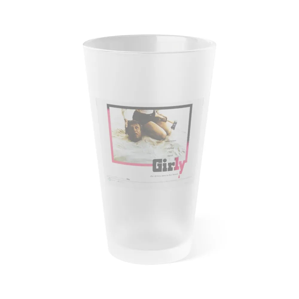 GIRLY 1970 Movie Poster - Frosted Pint Glass 16oz-Go Mug Yourself