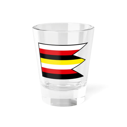Girovce Vranov Nad Toplou Flag (Slovakia) Shot Glass 1.5oz 1.5oz - Go Mug Yourself