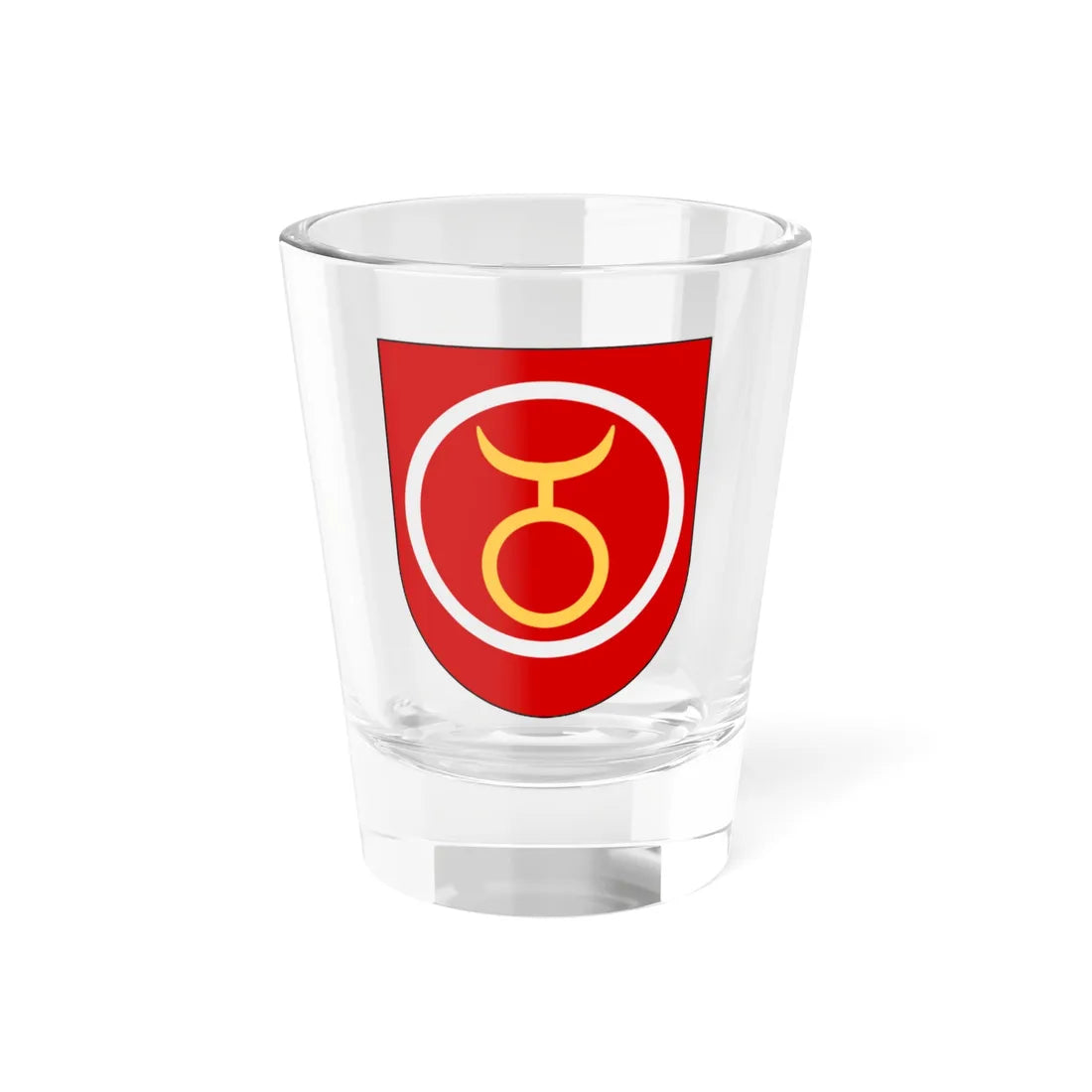Gislaved vapen (Sweden) (Coat of Arms) Shot Glass 1.5oz 1.5oz - Go Mug Yourself