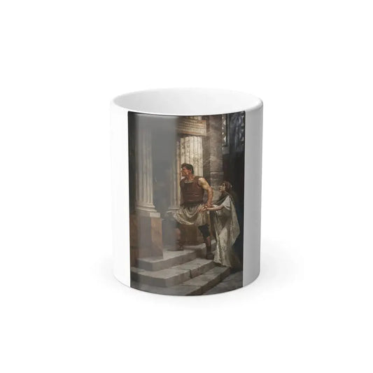 Giuseppe Patti Sciuti (1834-1911) Il vittimaro (La martire cristiana) - Olio su tela 1895 - Color Changing Mug 11oz 11oz - Go Mug Yourself