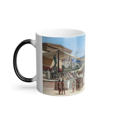 Giuseppe Patti Sciuti (1834-1911) Tito Fifth Freedom from the Greeks - oil on canvas - Color Changing Mug 11oz - Go Mug Yourself