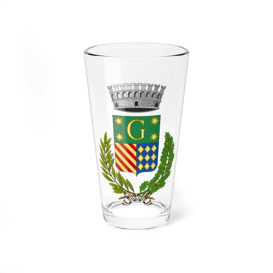 Giusvalla-Stemma (Italy) (Coat of Arms) Pint Glass 16oz 16oz - Go Mug Yourself