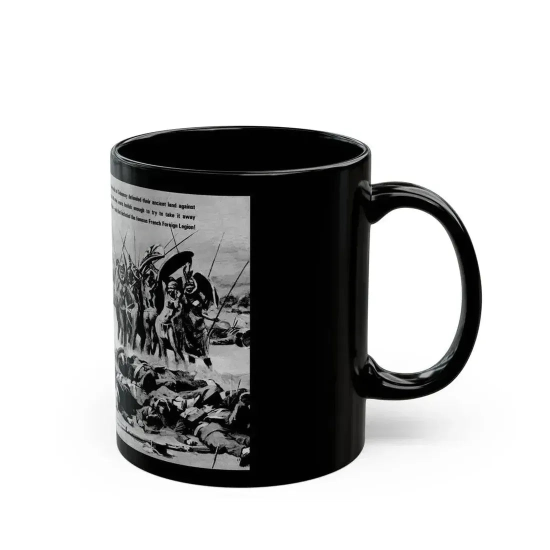 Give A Dame A Gun And She's A Killer, Real Men, February 1971 - Black Coffee Mug - Go Mug Yourself
