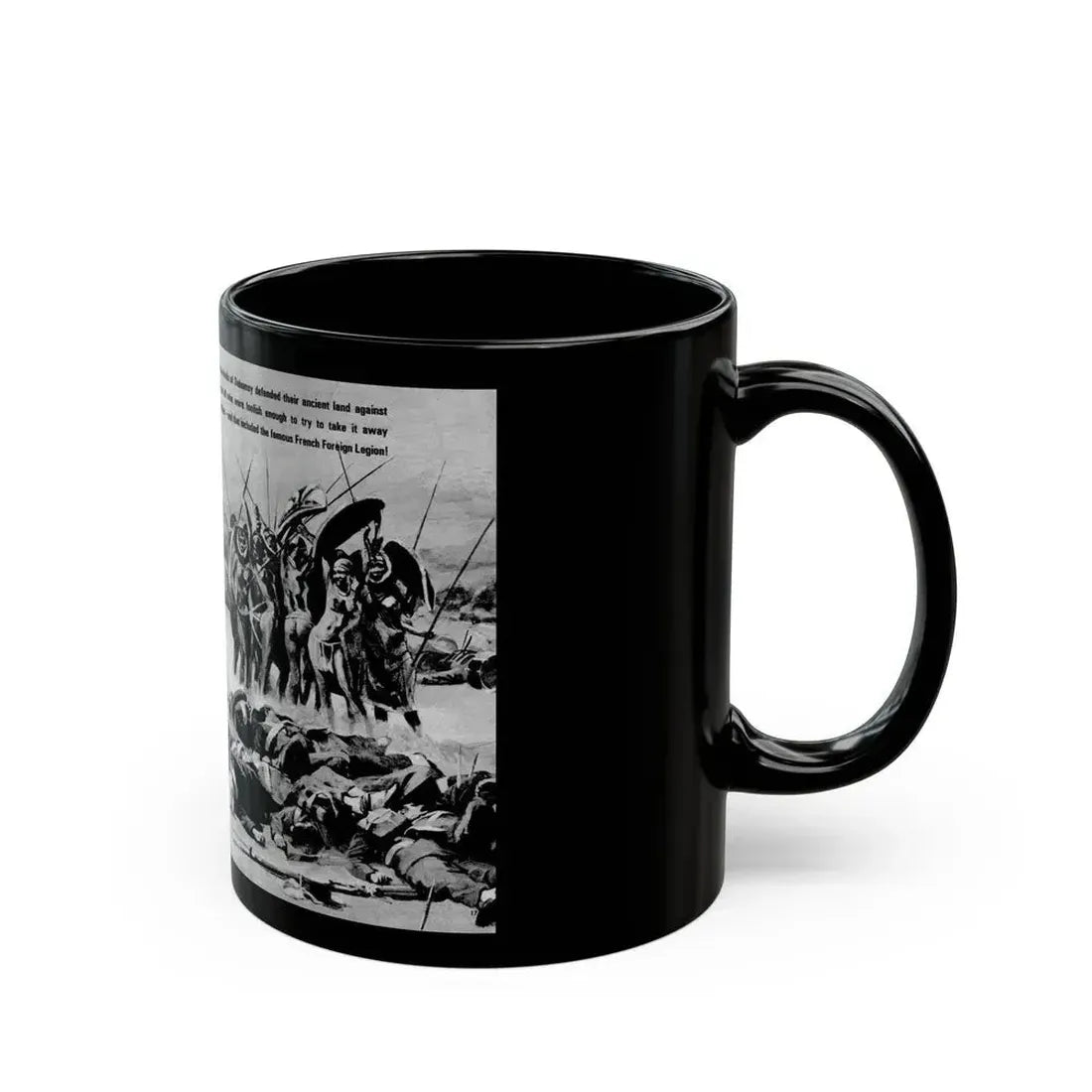 Give A Dame A Gun And She's A Killer, Real Men, February 1971 - Black Coffee Mug - Go Mug Yourself