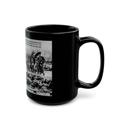 Give A Dame A Gun And She's A Killer, Real Men, February 1971 - Black Coffee Mug - Go Mug Yourself