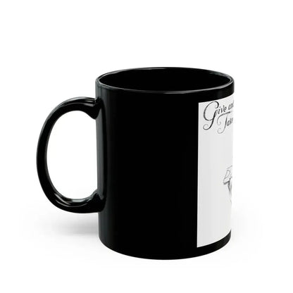 Give and Take (1), Collier's, February 11, 1928 - Black Coffee Mug - Go Mug Yourself