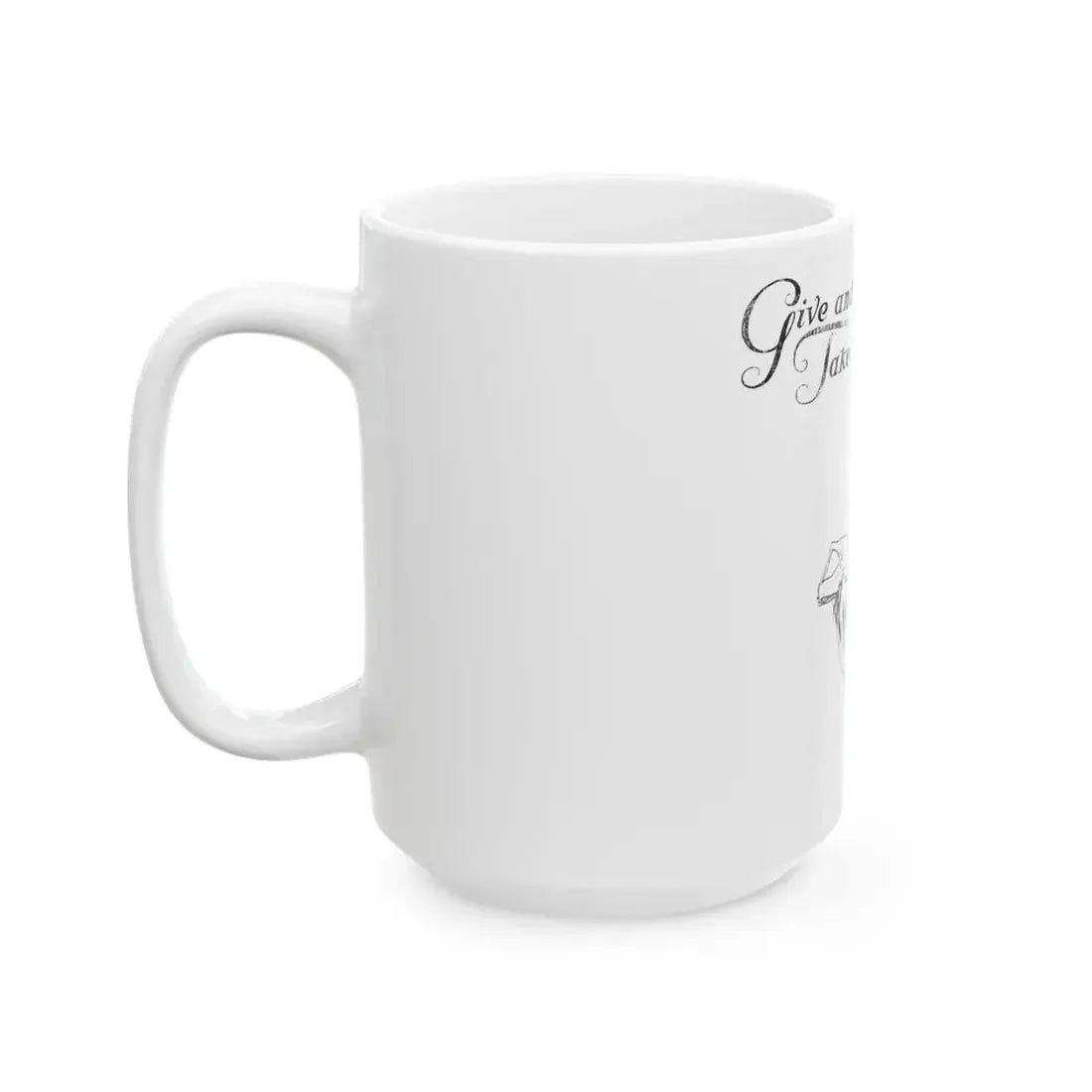 Give and Take (1), Collier's, February 11, 1928 - White Coffee Mug - Go Mug Yourself