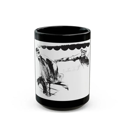 Give and Take (2), Collier's, February 11, 1928 - Black Coffee Mug 15oz - Go Mug Yourself