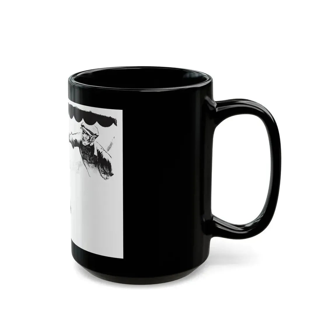 Give and Take (2), Collier's, February 11, 1928 - Black Coffee Mug - Go Mug Yourself