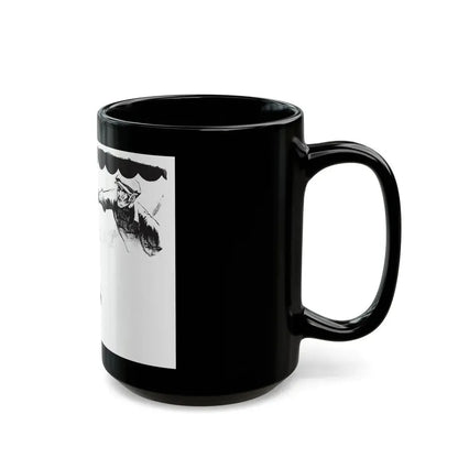 Give and Take (2), Collier's, February 11, 1928 - Black Coffee Mug - Go Mug Yourself