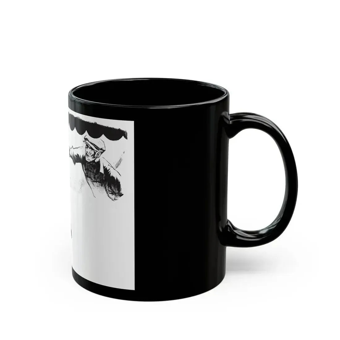 Give and Take (2), Collier's, February 11, 1928 - Black Coffee Mug - Go Mug Yourself