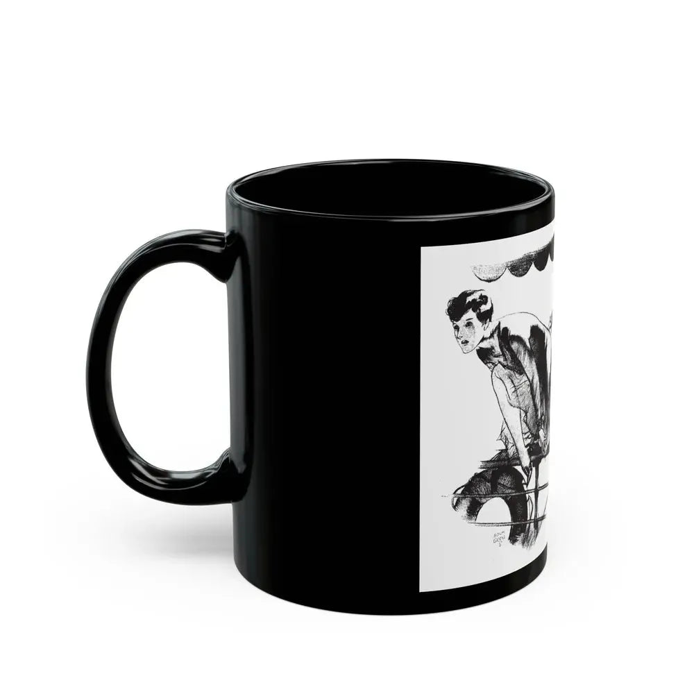 Give and Take (2), Collier's, February 11, 1928 - Black Coffee Mug - Go Mug Yourself