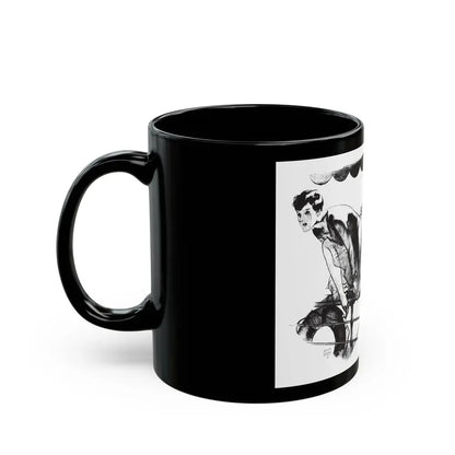 Give and Take (2), Collier's, February 11, 1928 - Black Coffee Mug - Go Mug Yourself