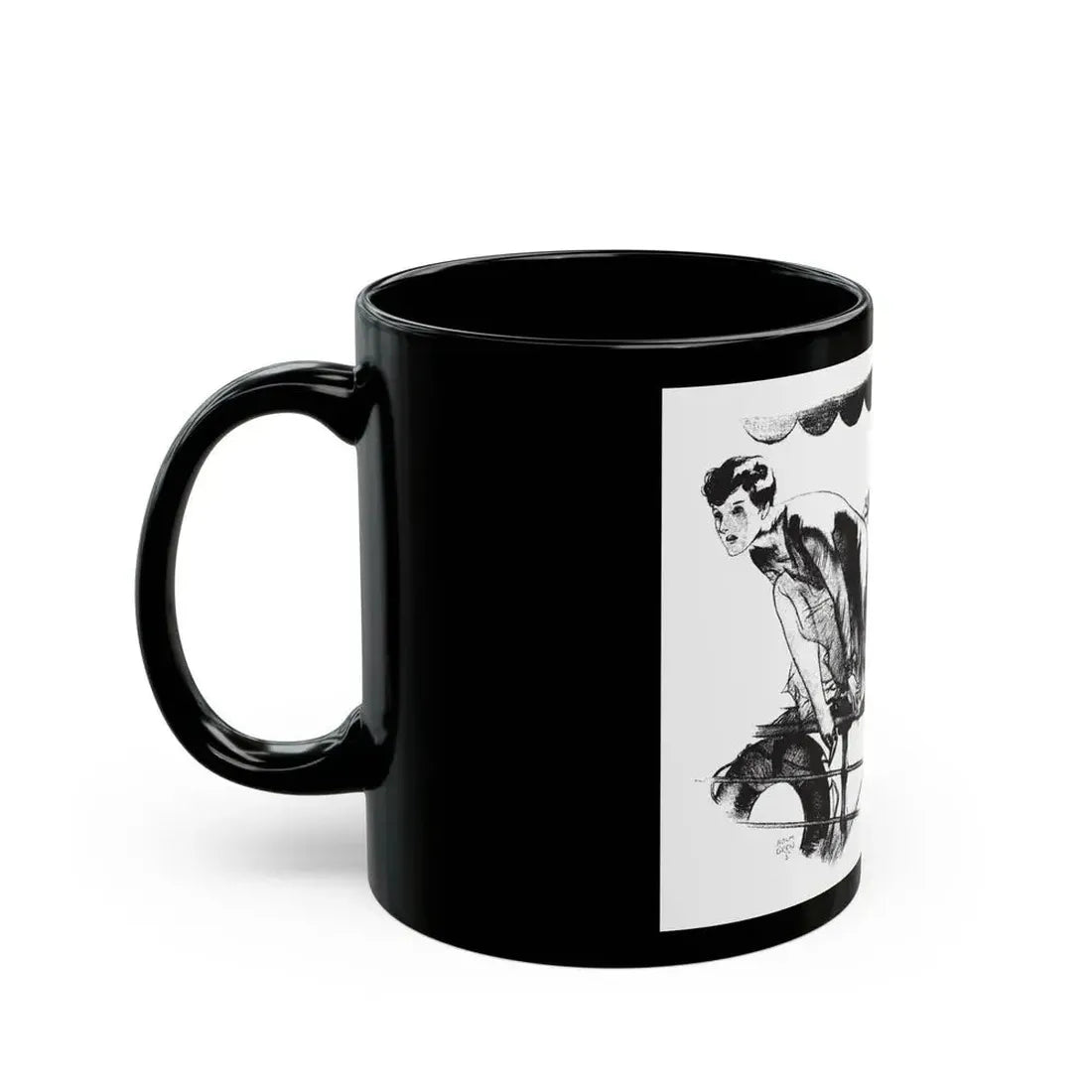 Give and Take (2), Collier's, February 11, 1928 - Black Coffee Mug - Go Mug Yourself