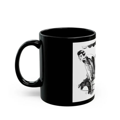 Give and Take (2), Collier's, February 11, 1928 - Black Coffee Mug - Go Mug Yourself
