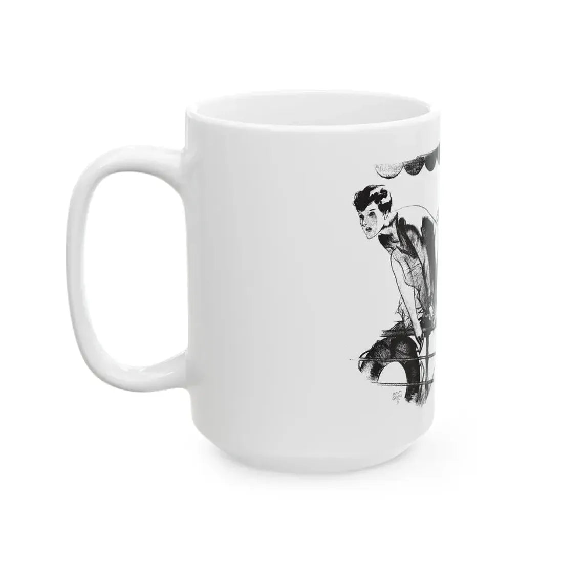 Give and Take (2), Collier's, February 11, 1928 - White Coffee Mug - Go Mug Yourself