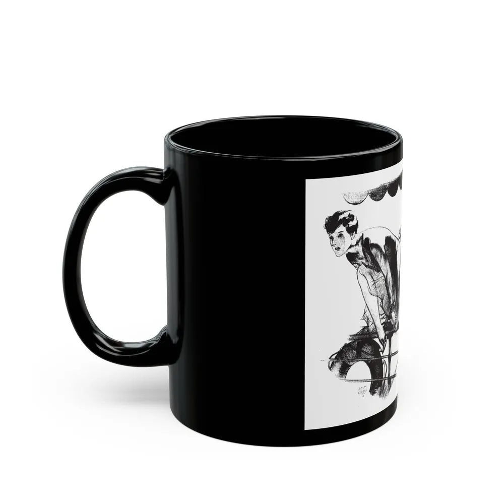 Give and Take (2), Collier's, February 11, 1928 - Black Coffee Mug-Go Mug Yourself