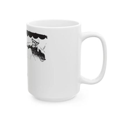 Give and Take (2), Collier's, February 11, 1928 - White Coffee Mug-Go Mug Yourself